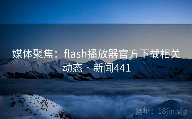 媒体聚焦：flash播放器官方下载相关动态 · 新闻441